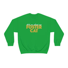 Load image into Gallery viewer, Ask Me About My Foster Cat | Crewneck Sweatshirt - Detezi Designs-12060287600989912431
