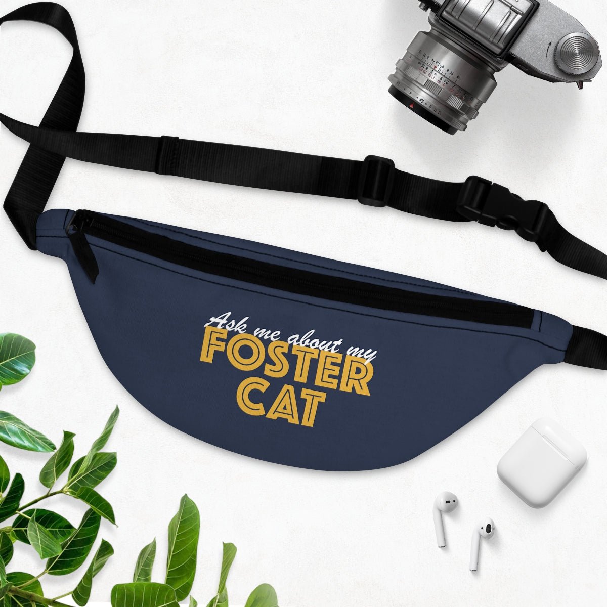 Ask Me About My Foster Cat | Fanny Pack - Detezi Designs-11286266457658903210