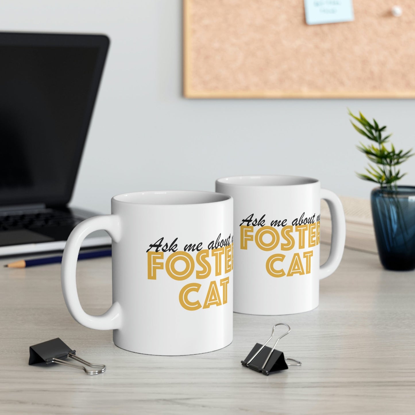 Ask Me About My Foster Cat | Mug - Detezi Designs-27669271691123434358