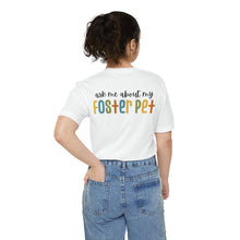 Load image into Gallery viewer, Ask Me About My Foster Pet - Retro Colors | Pocket T-shirt - Detezi Designs-15633039628438635257
