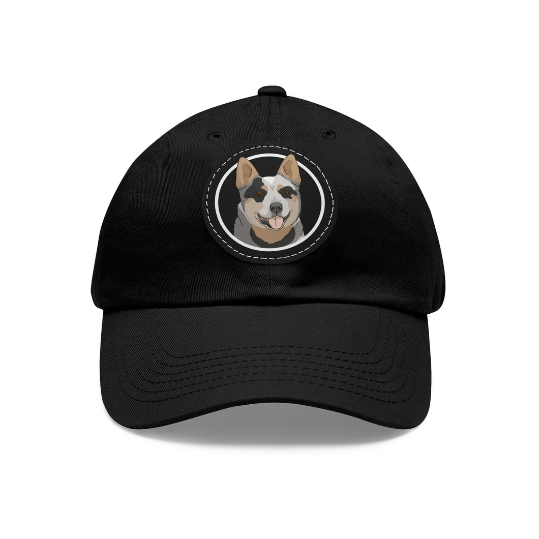Australian Cattle Dog Circle | Dad Hat - Detezi Designs-10441157198968148158