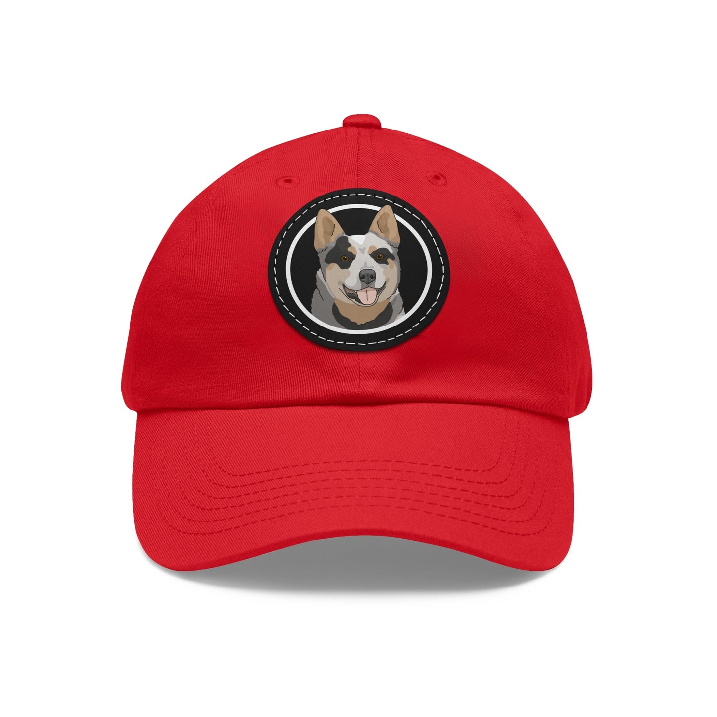 Australian Cattle Dog Circle | Dad Hat - Detezi Designs-26909886794748013985