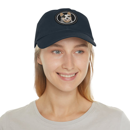 Australian Cattle Dog Circle | Dad Hat - Detezi Designs-31784260545650038143