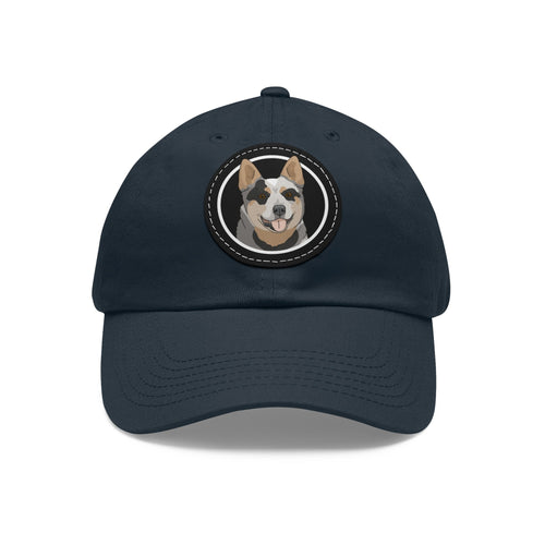 Australian Cattle Dog Circle | Dad Hat - Detezi Designs-33756286028963568104