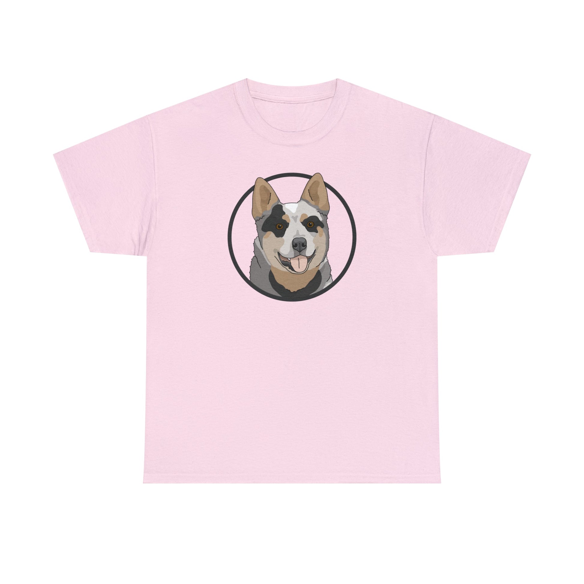 Australian Cattle Dog Circle | T-shirt - Detezi Designs-28247969078082694088