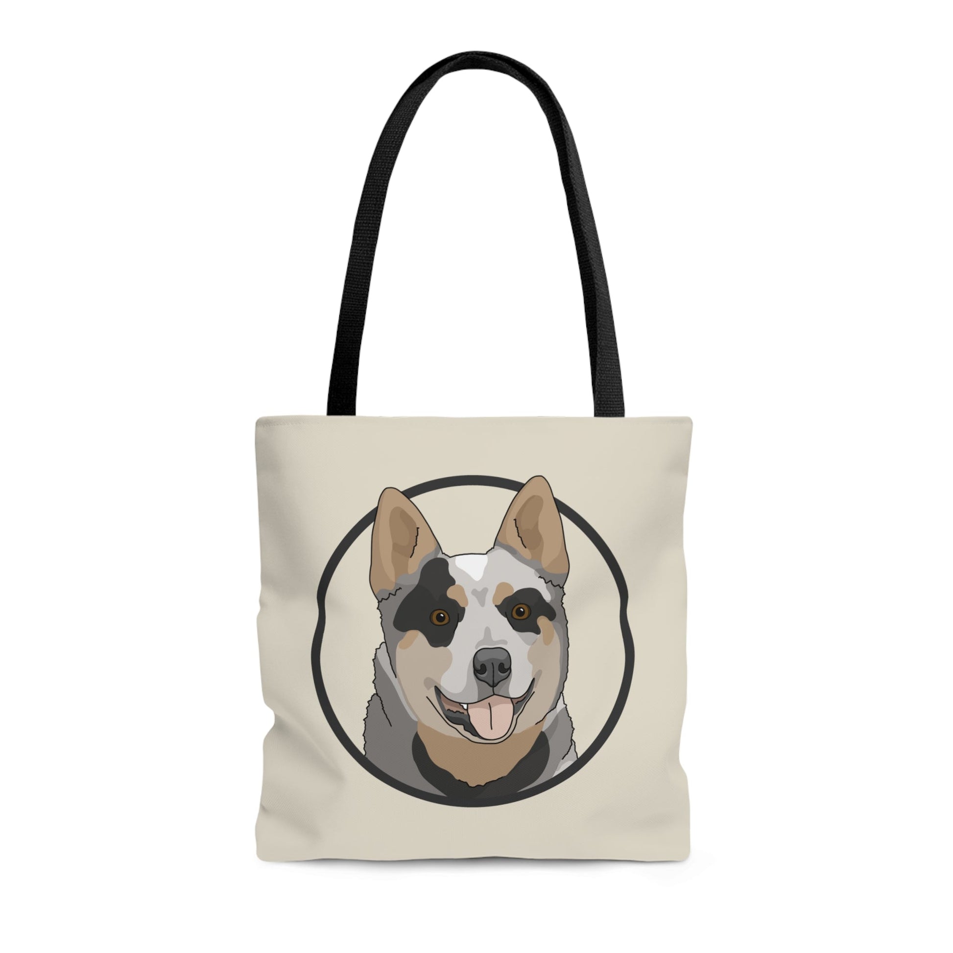 Australian Cattle Dog Circle | Tote Bag - Detezi Designs-18391268057626270427