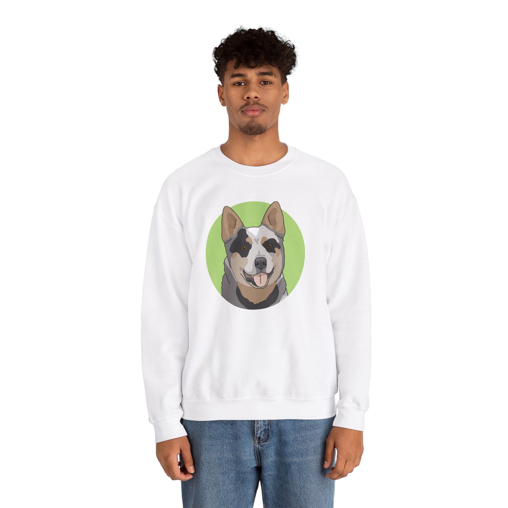 Australian Cattle Dog | Crewneck Sweatshirt - Detezi Designs-42658934038823248458
