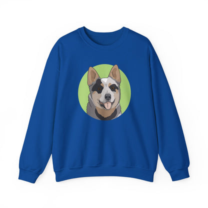 Australian Cattle Dog | Crewneck Sweatshirt - Detezi Designs-42658934038823248458