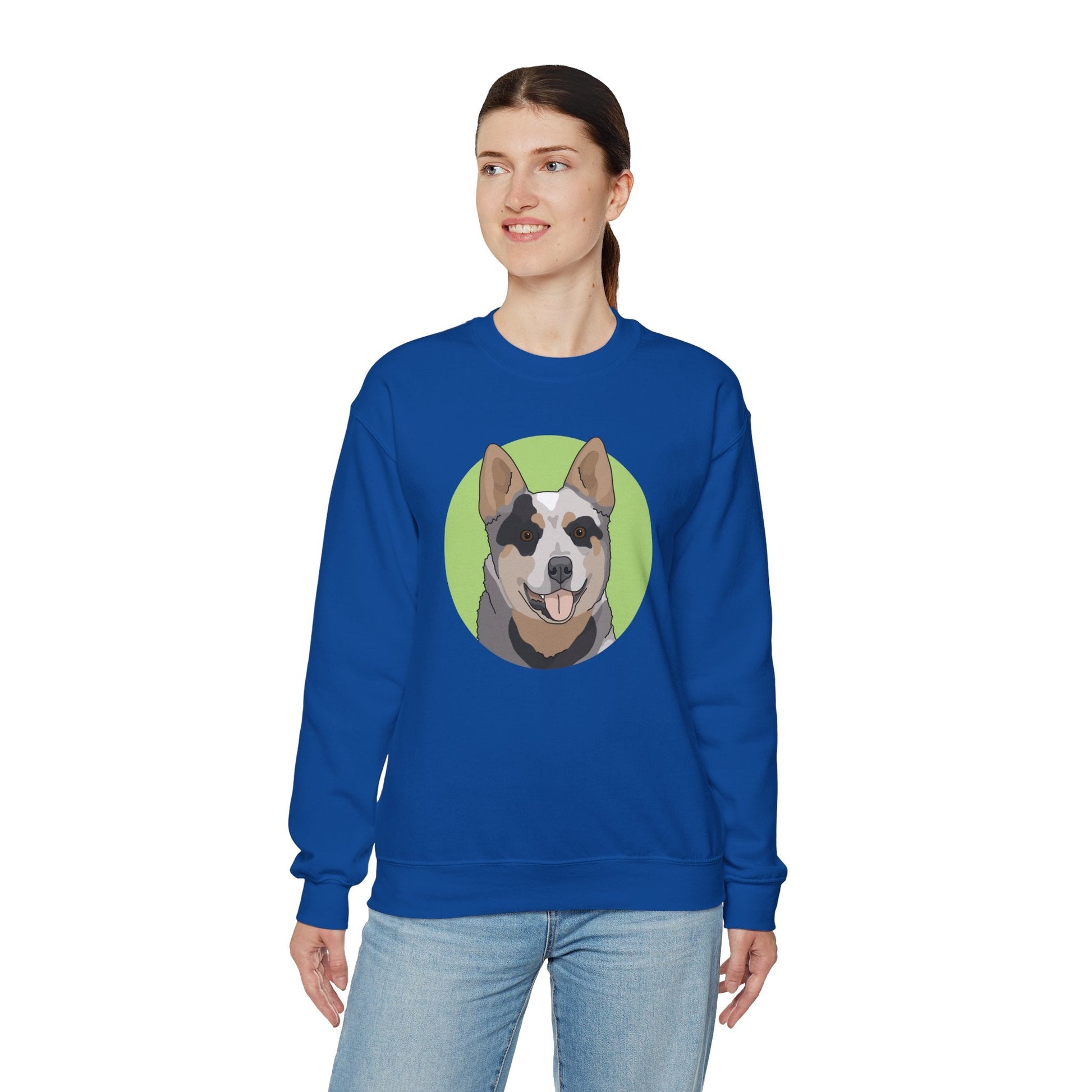 Australian Cattle Dog | Crewneck Sweatshirt - Detezi Designs-42658934038823248458