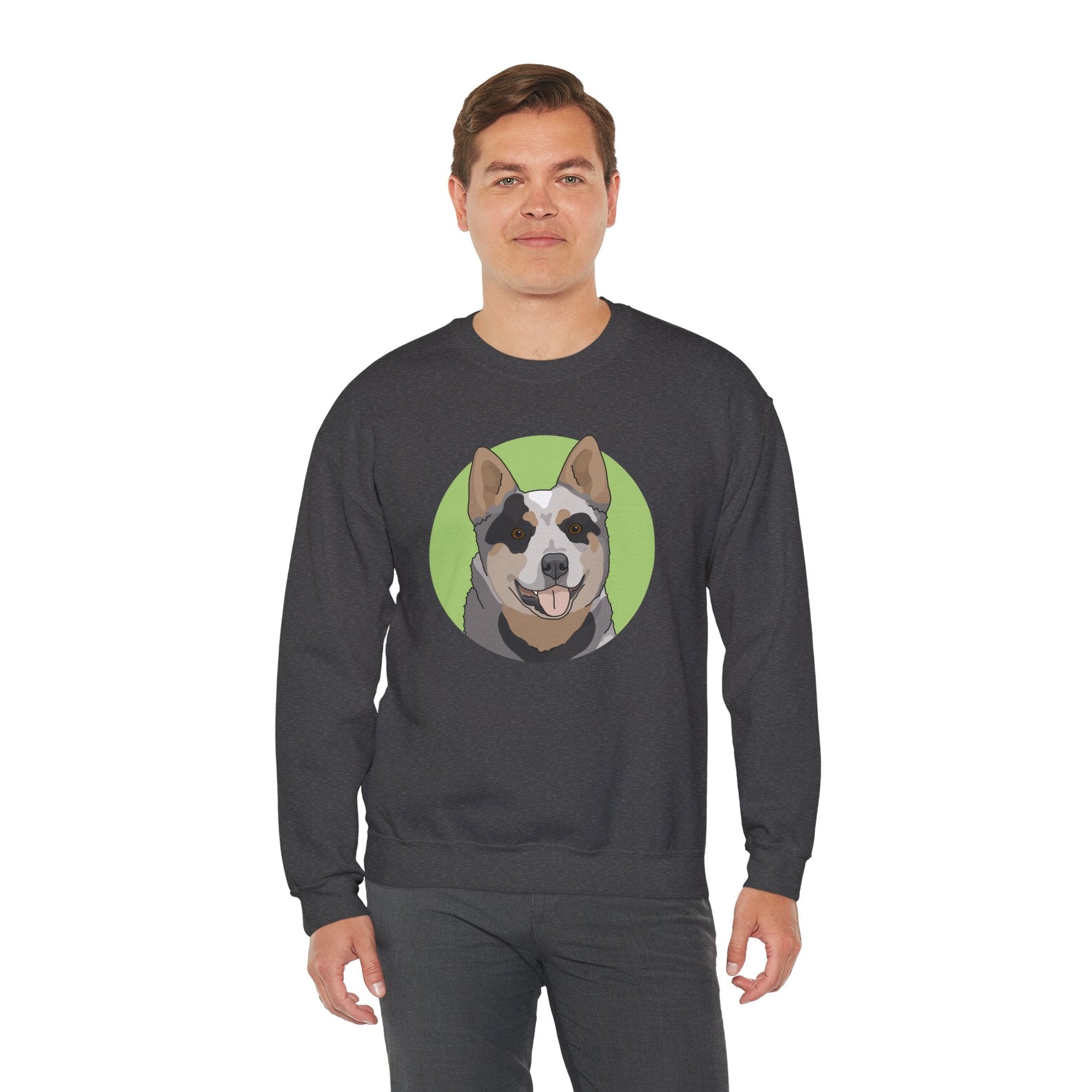 Australian Cattle Dog | Crewneck Sweatshirt - Detezi Designs-42658934038823248458