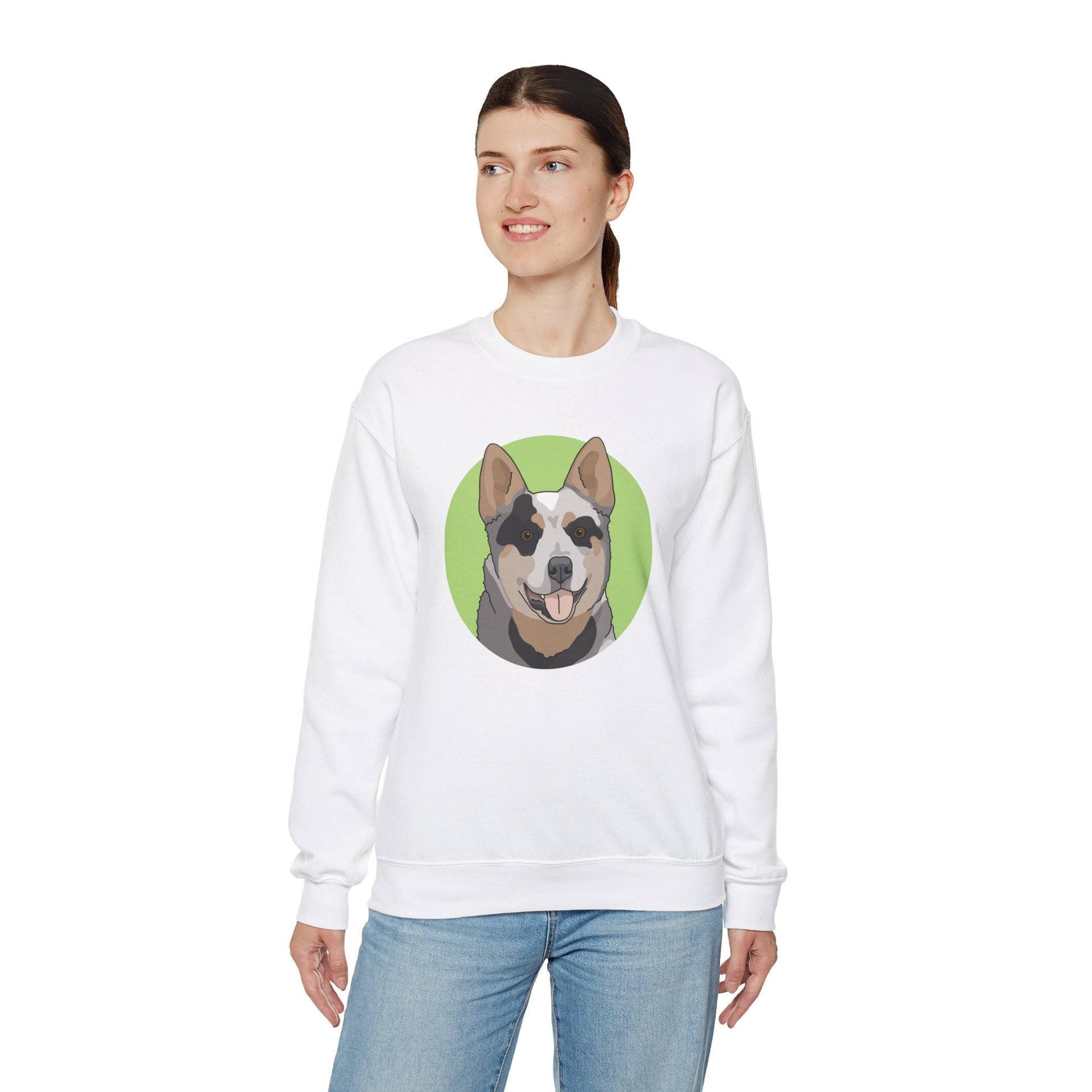 Australian Cattle Dog | Crewneck Sweatshirt - Detezi Designs-42658934038823248458