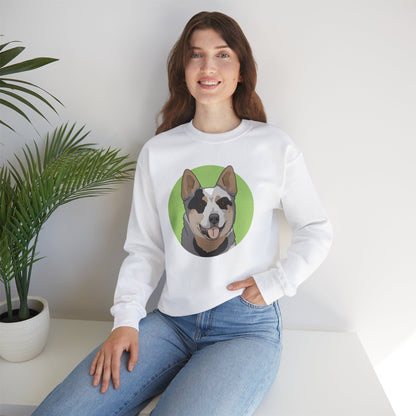 Australian Cattle Dog | Crewneck Sweatshirt - Detezi Designs-42658934038823248458