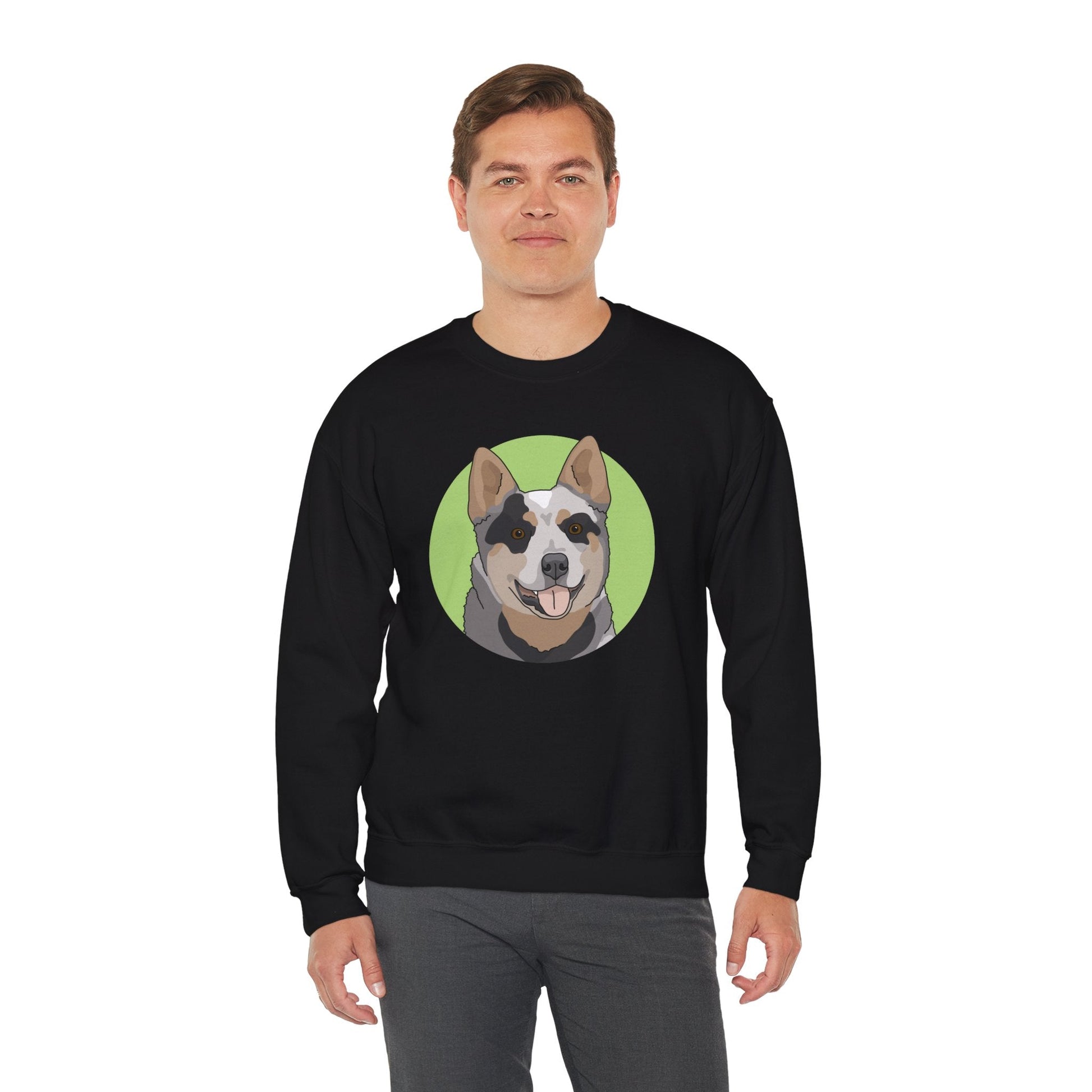 Australian Cattle Dog | Crewneck Sweatshirt - Detezi Designs-42658934038823248458