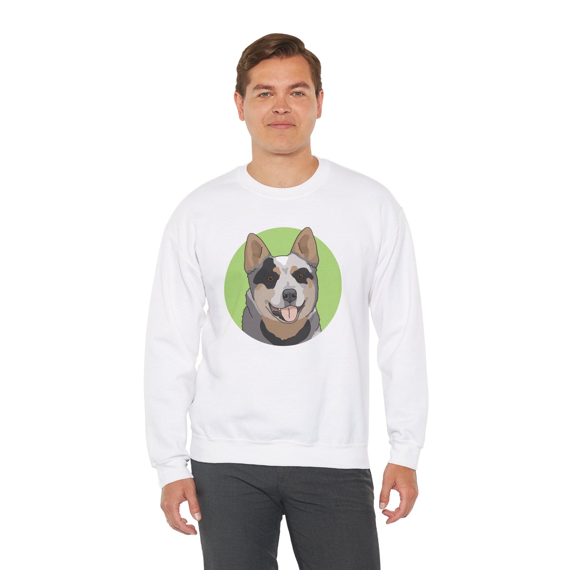 Australian Cattle Dog | Crewneck Sweatshirt - Detezi Designs-42658934038823248458