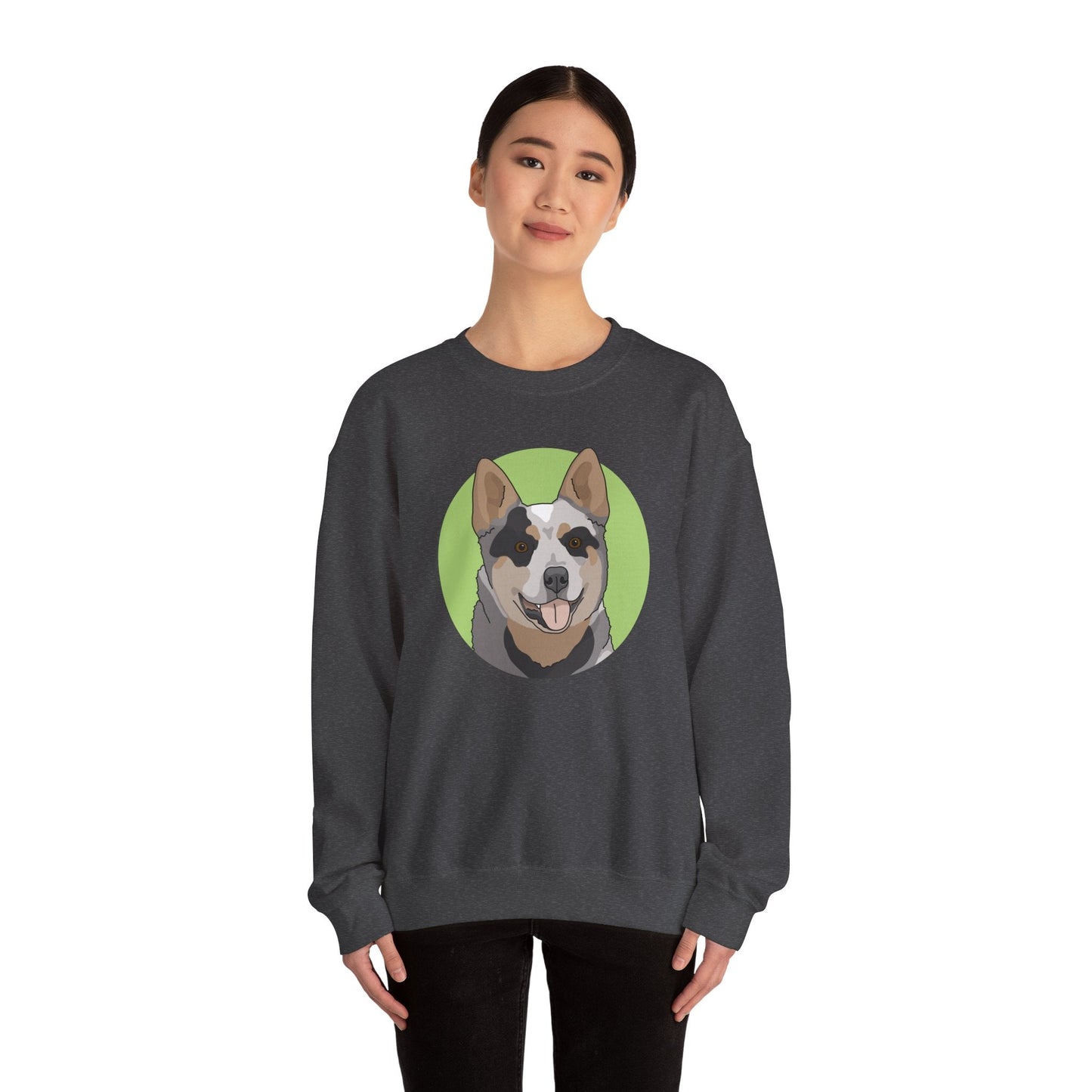 Australian Cattle Dog | Crewneck Sweatshirt - Detezi Designs-42658934038823248458