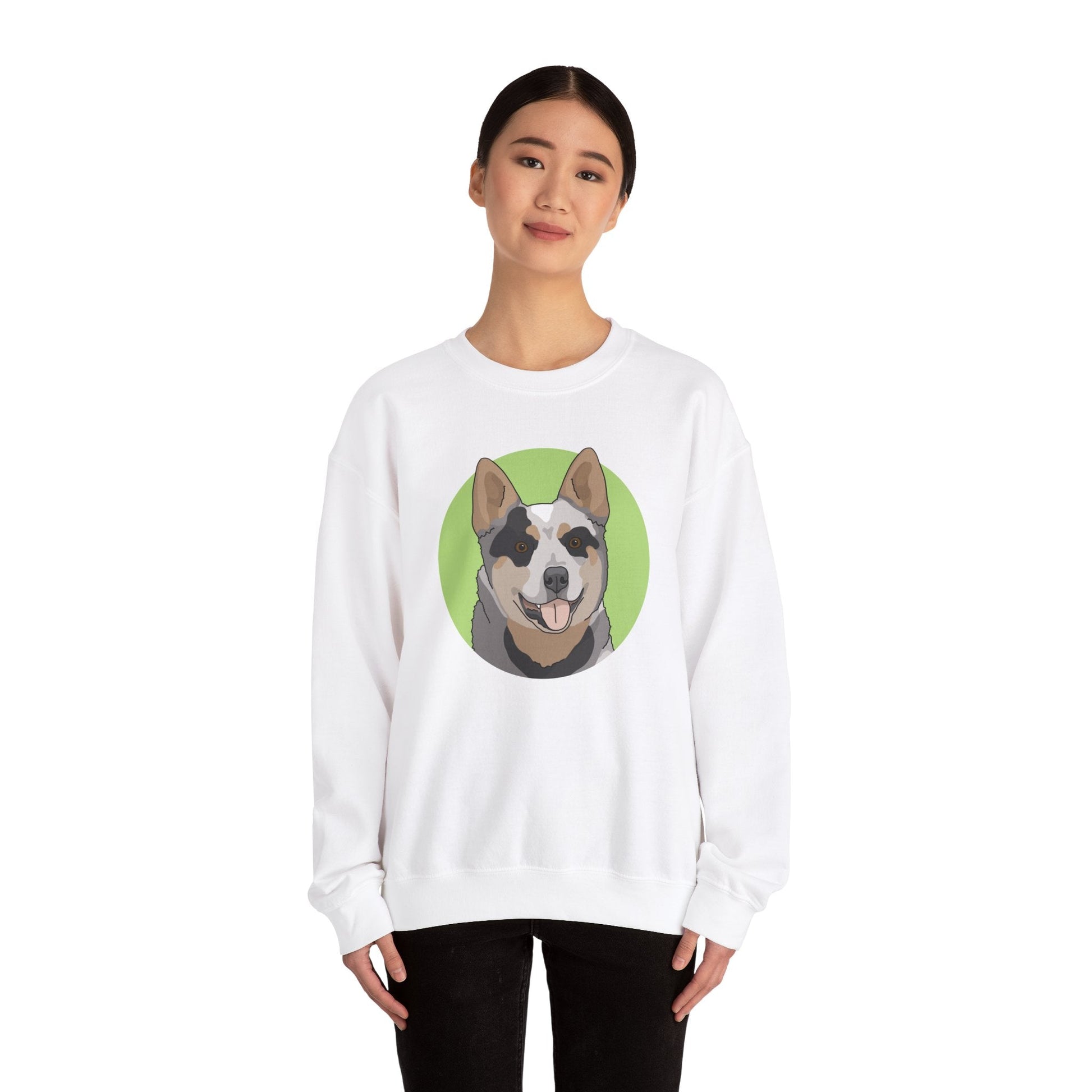 Australian Cattle Dog | Crewneck Sweatshirt - Detezi Designs-42658934038823248458