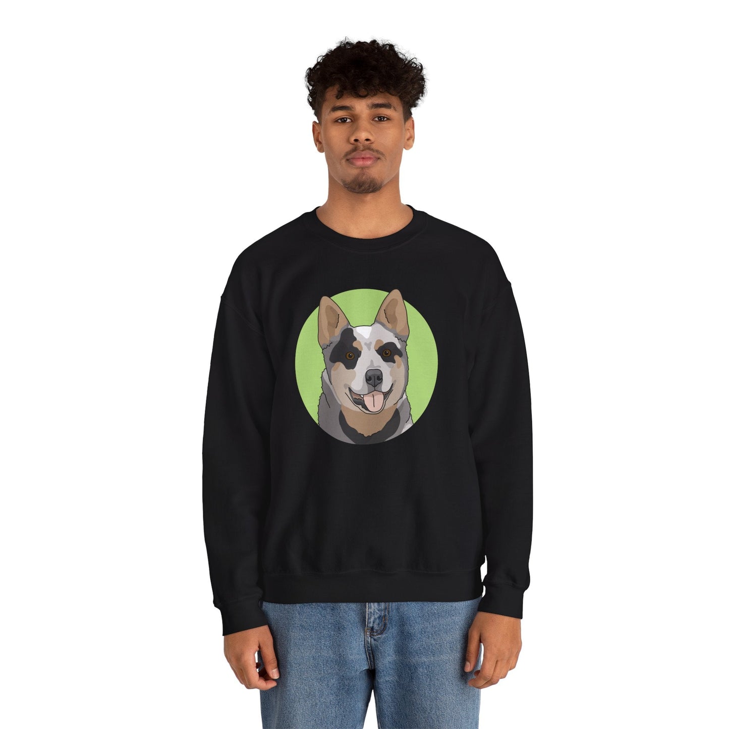 Australian Cattle Dog | Crewneck Sweatshirt - Detezi Designs-42658934038823248458