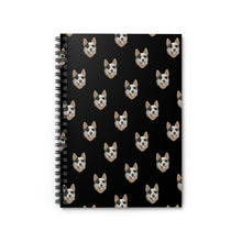 Load image into Gallery viewer, Australian Cattle Dog Faces | Spiral Notebook - Detezi Designs-23913362872808090940
