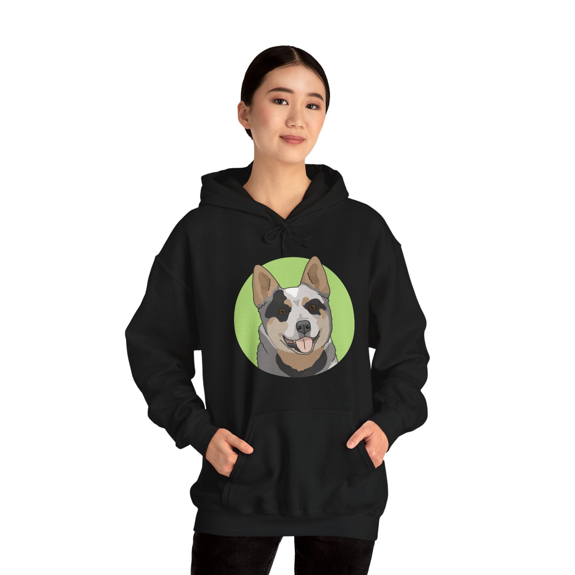 Australian Cattle Dog | Hooded Sweatshirt - Detezi Designs-17274751940560370153