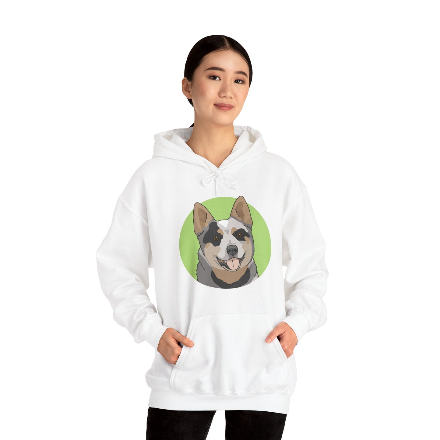 Australian Cattle Dog | Hooded Sweatshirt - Detezi Designs-17274751940560370153