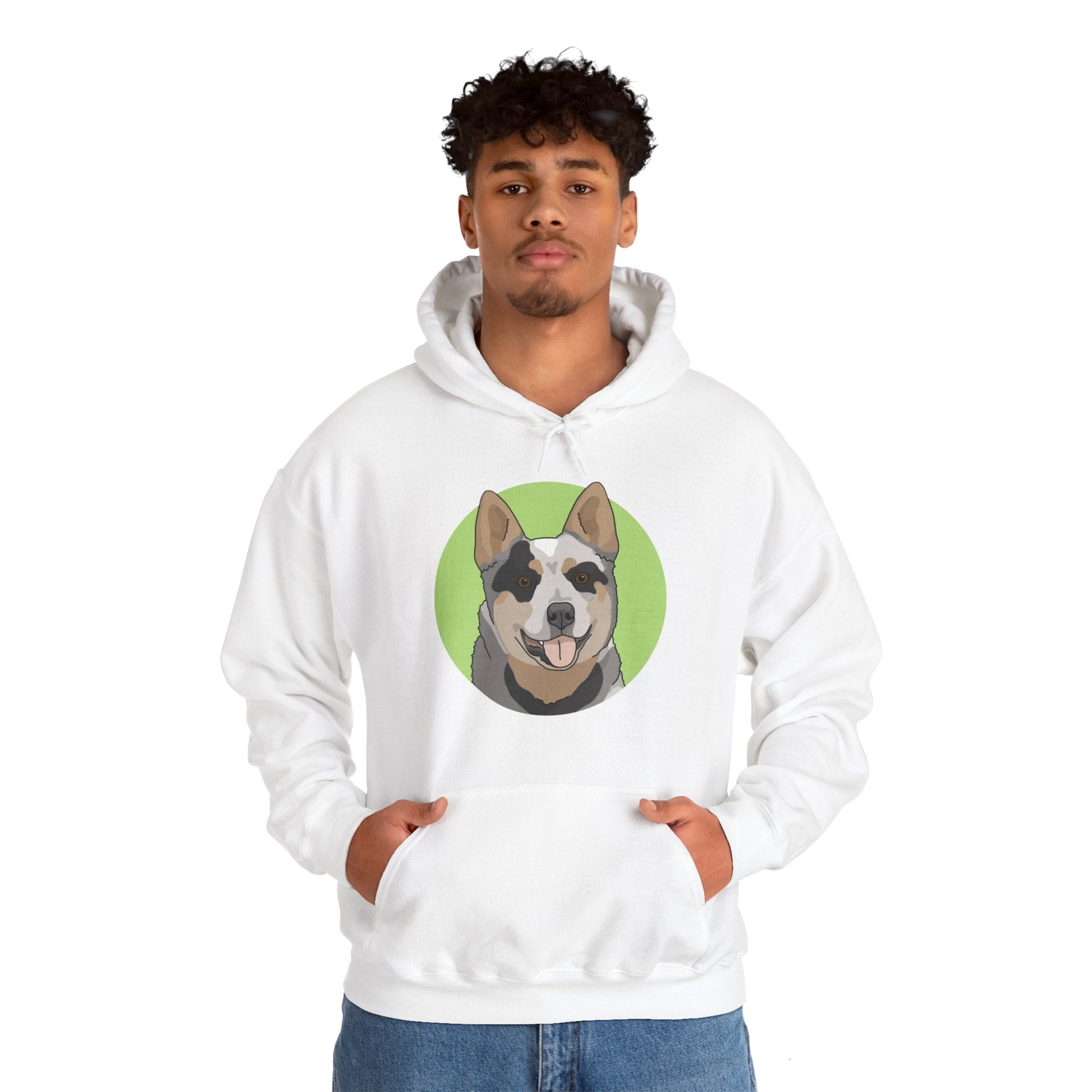 Australian Cattle Dog | Hooded Sweatshirt - Detezi Designs-17274751940560370153