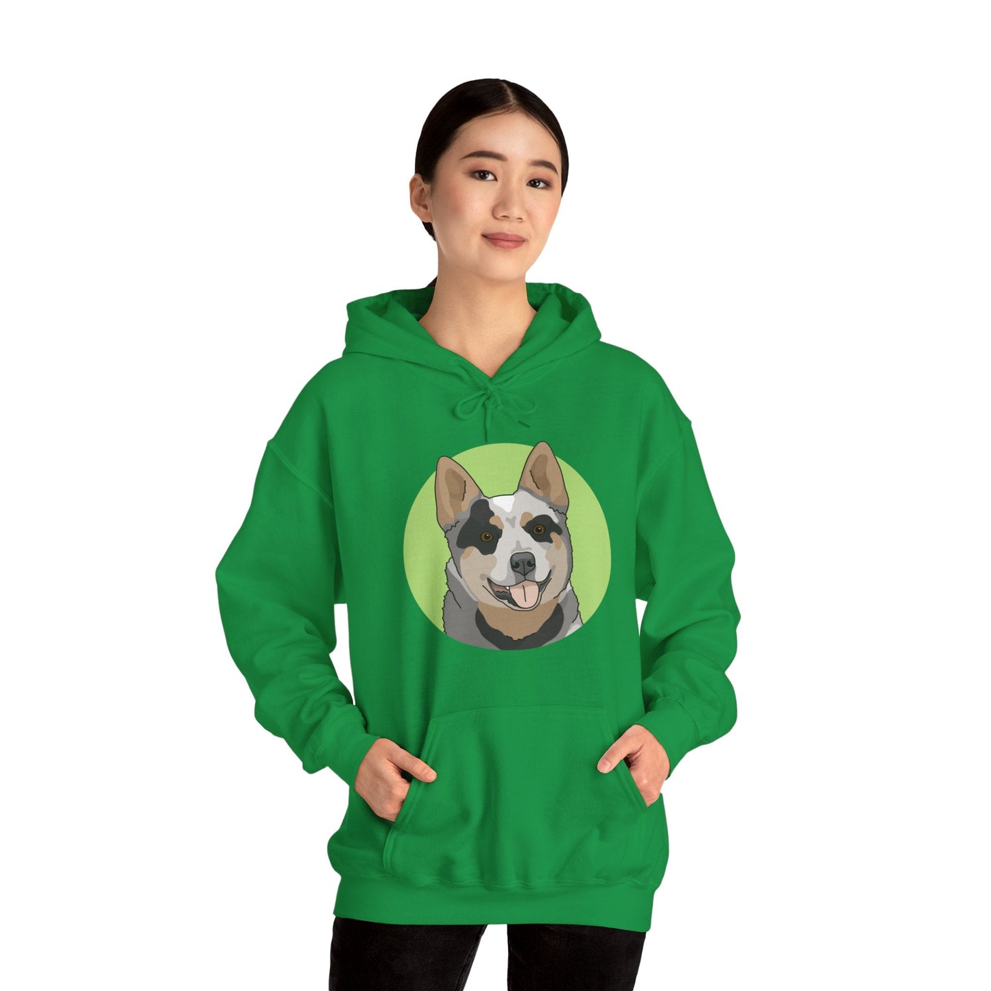 Australian Cattle Dog | Hooded Sweatshirt - Detezi Designs-17274751940560370153