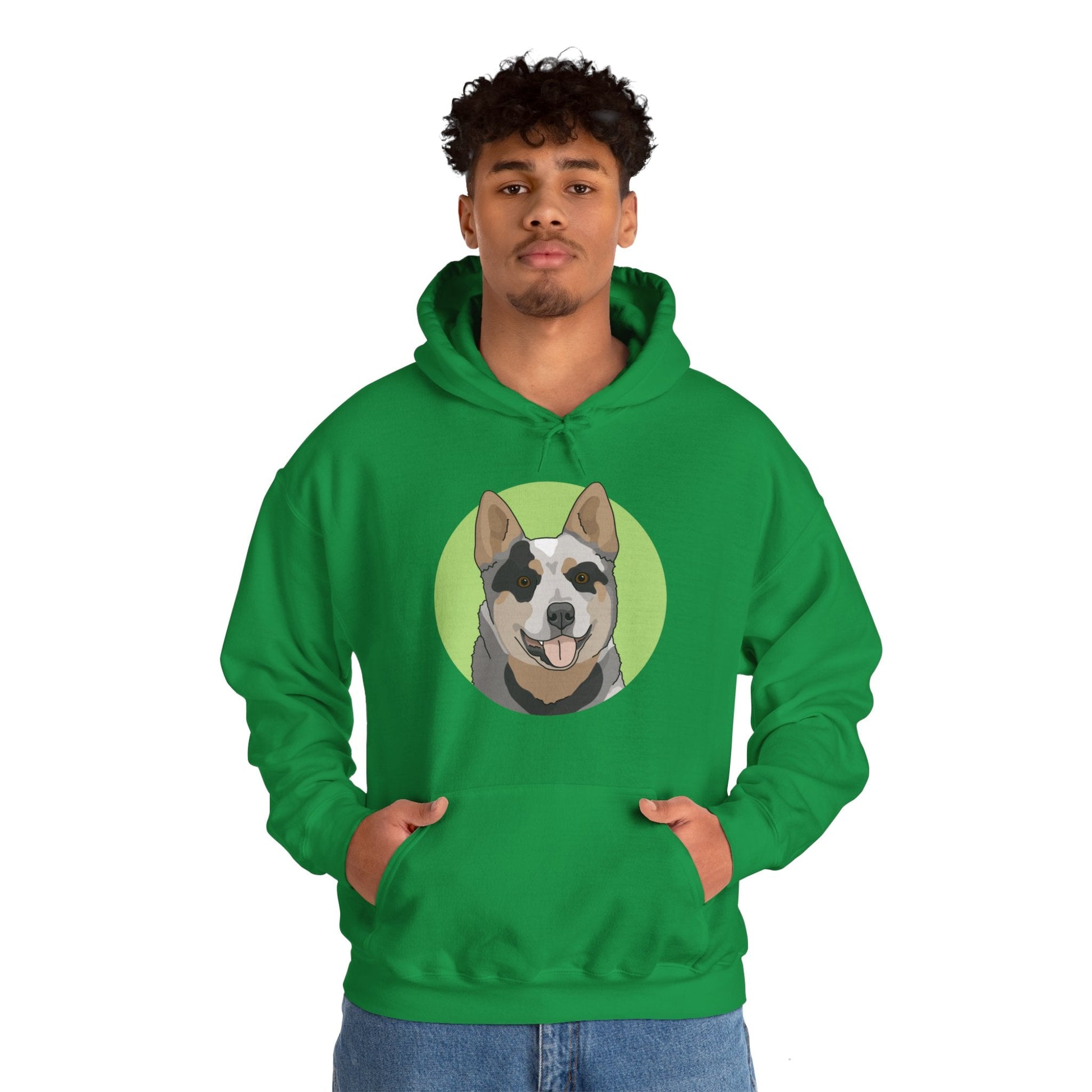 Australian Cattle Dog | Hooded Sweatshirt - Detezi Designs-17274751940560370153