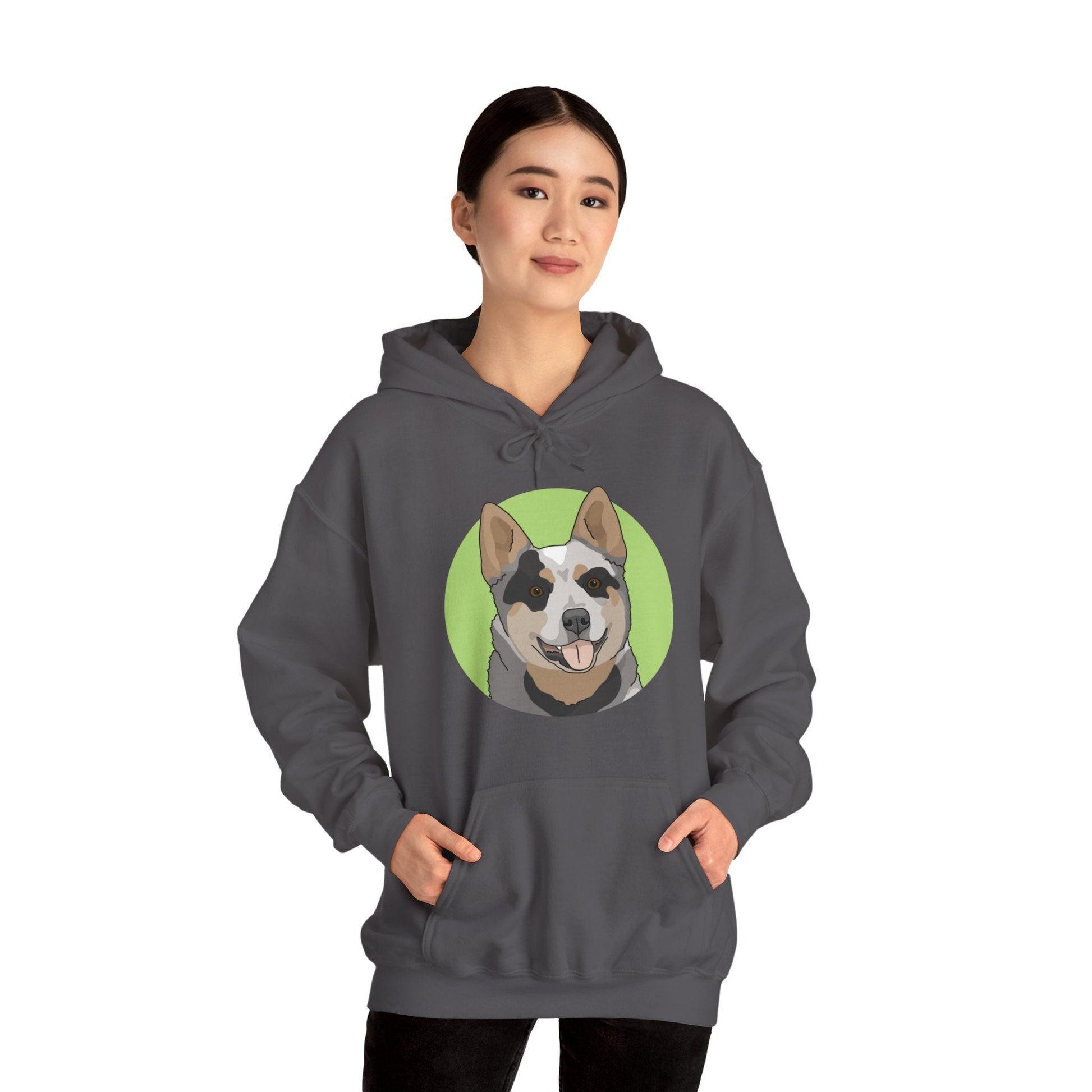 Australian Cattle Dog | Hooded Sweatshirt - Detezi Designs-17274751940560370153