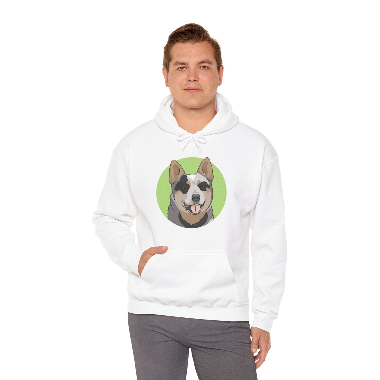 Australian Cattle Dog | Hooded Sweatshirt - Detezi Designs-17274751940560370153