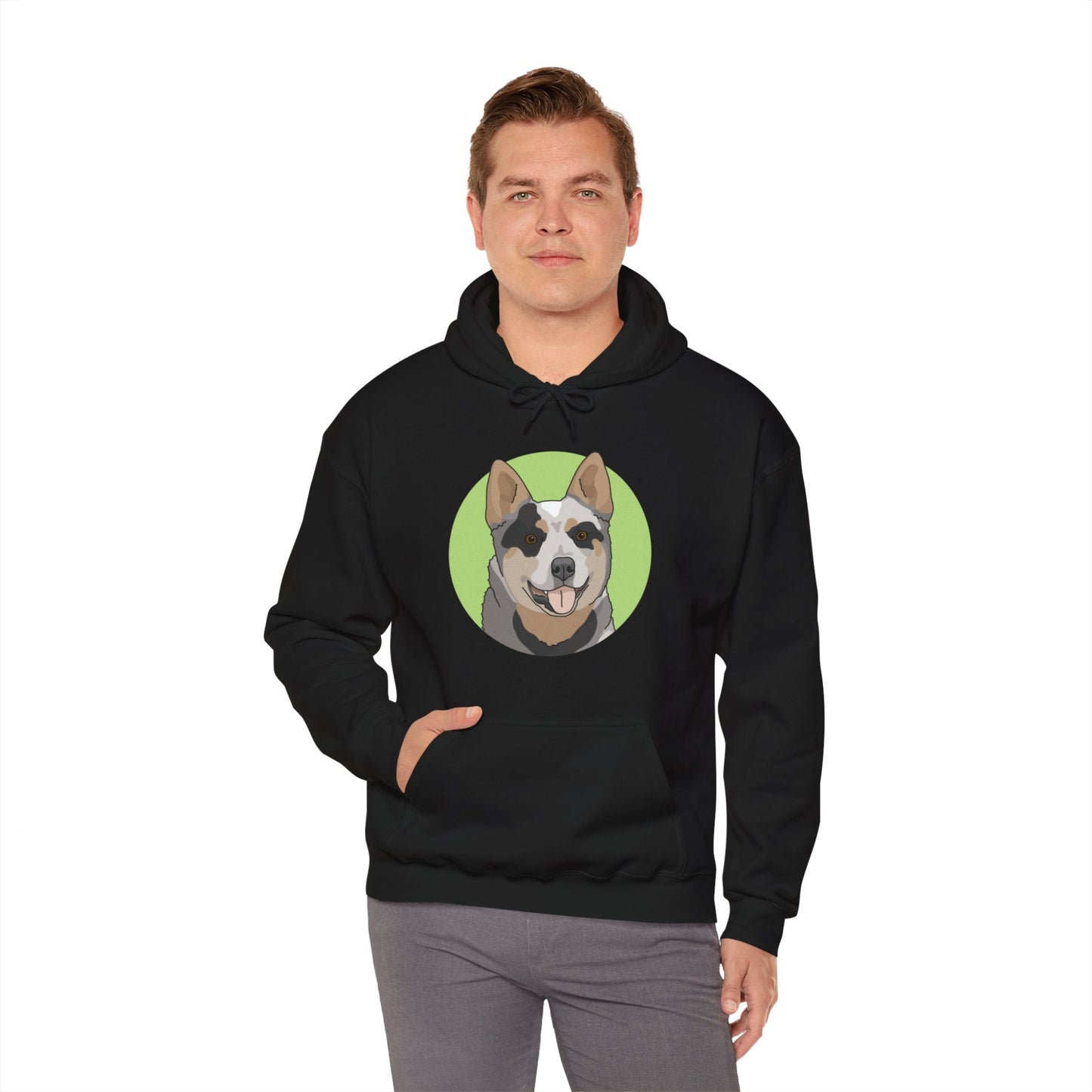 Australian Cattle Dog | Hooded Sweatshirt - Detezi Designs-17274751940560370153