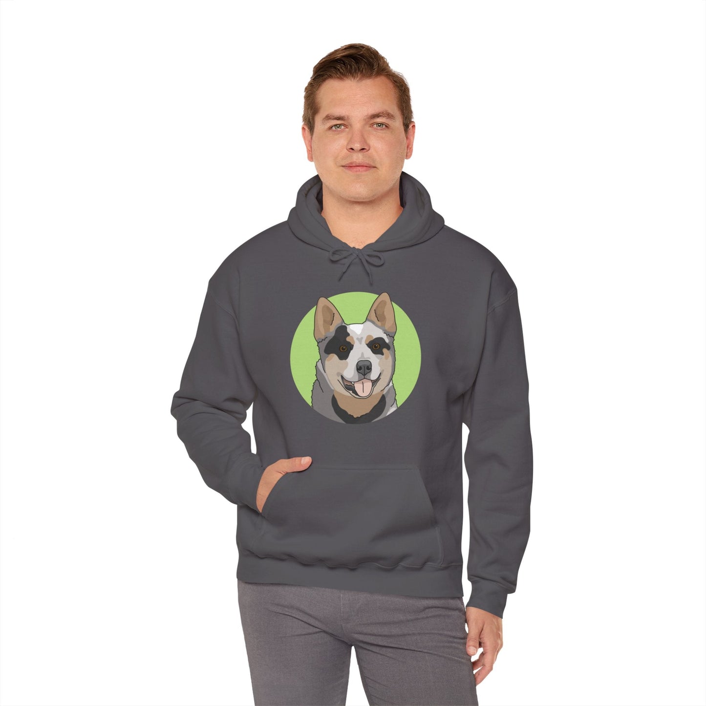 Australian Cattle Dog | Hooded Sweatshirt - Detezi Designs-17274751940560370153