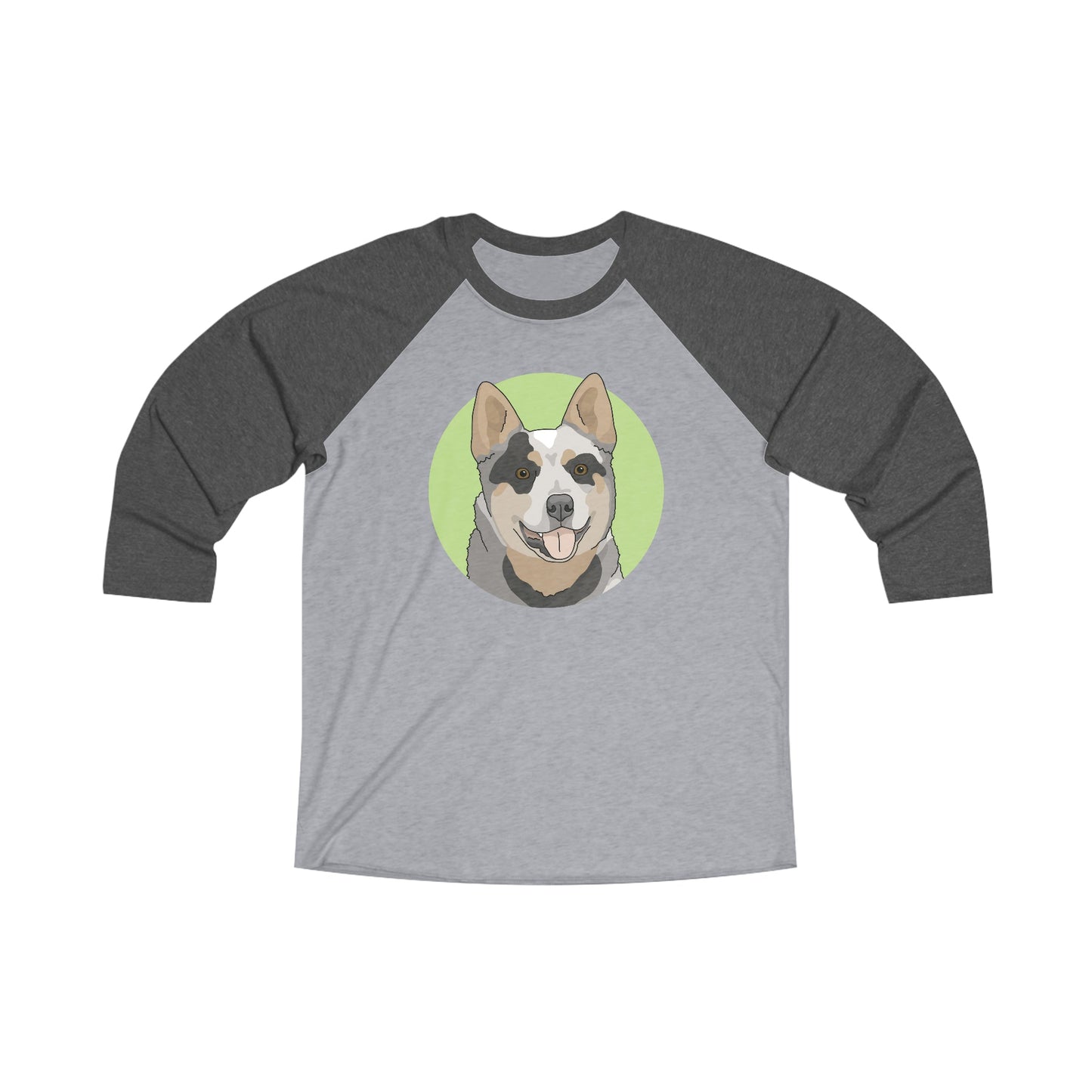 Australian Cattle Dog | Unisex 3\4 Sleeve Tee - Detezi Designs-25422185905722671079