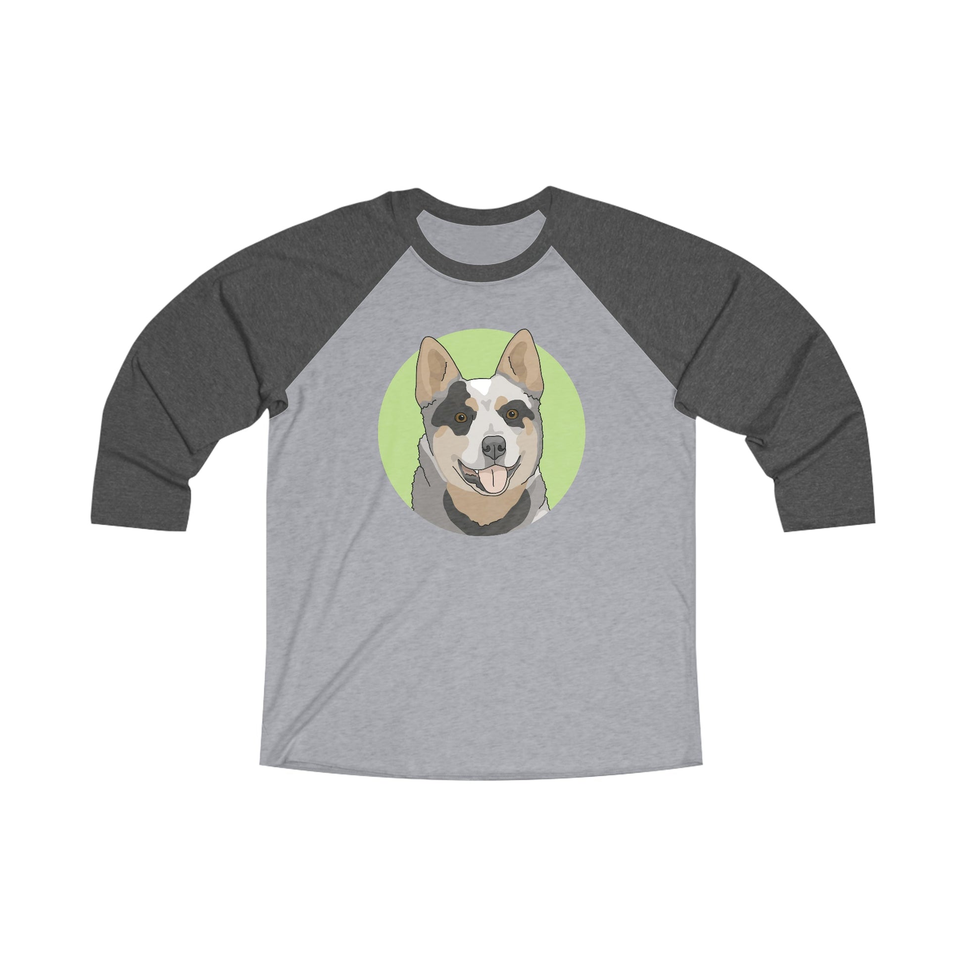 Australian Cattle Dog | Unisex 3\4 Sleeve Tee - Detezi Designs-25422185905722671079