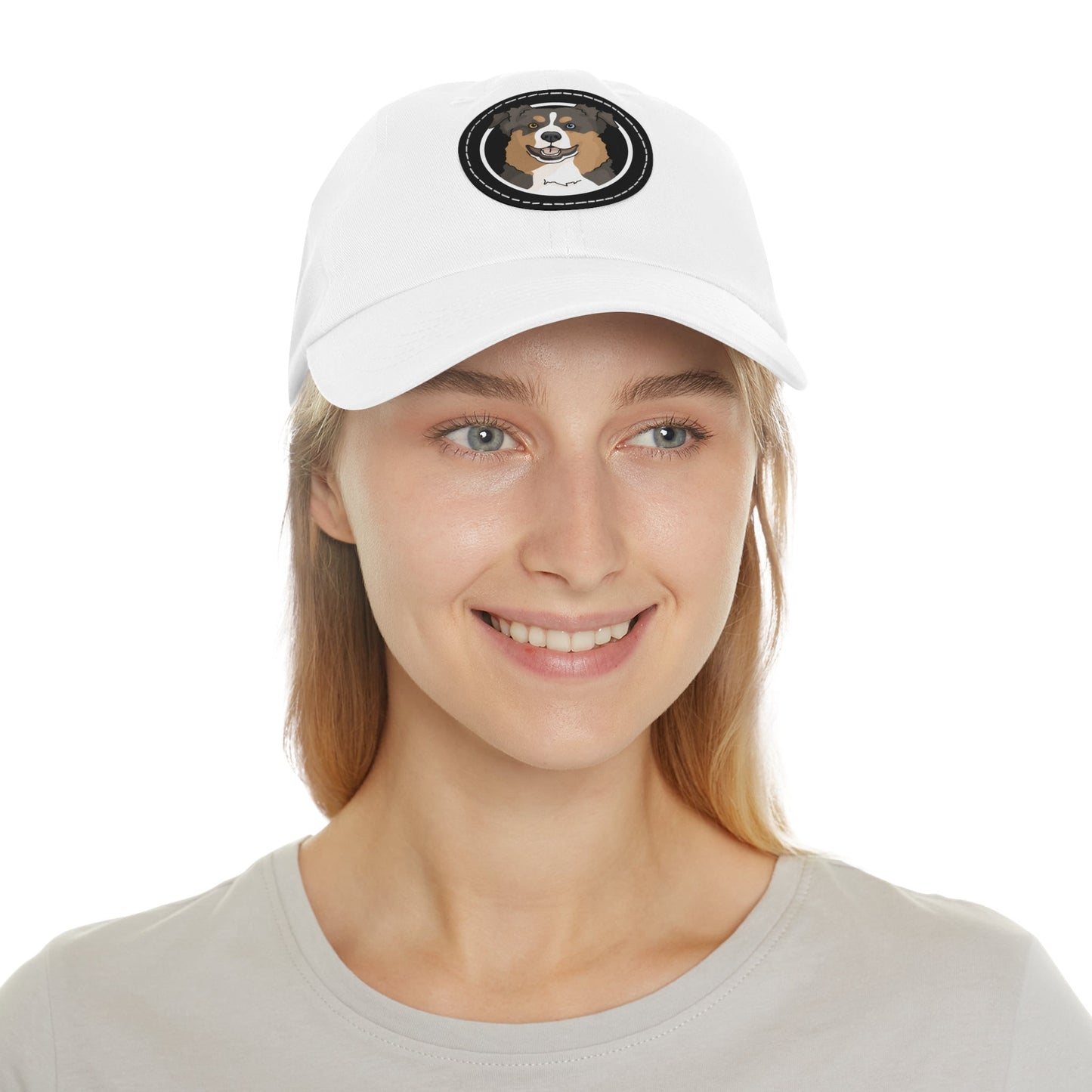 Australian Shepherd Circle | Dad Hat - Detezi Designs-17698311939958490027