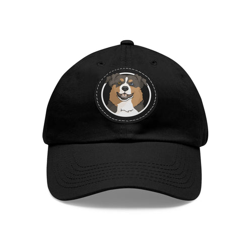 Australian Shepherd Circle | Dad Hat - Detezi Designs-26756717107713140814