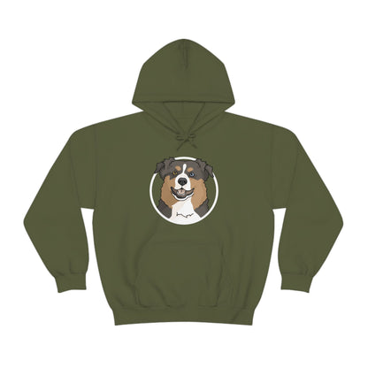 Australian Shepherd Circle | Hooded Sweatshirt - Detezi Designs-13897440181757136225