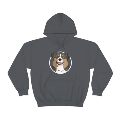 Australian Shepherd Circle | Hooded Sweatshirt - Detezi Designs-21386263038714772652