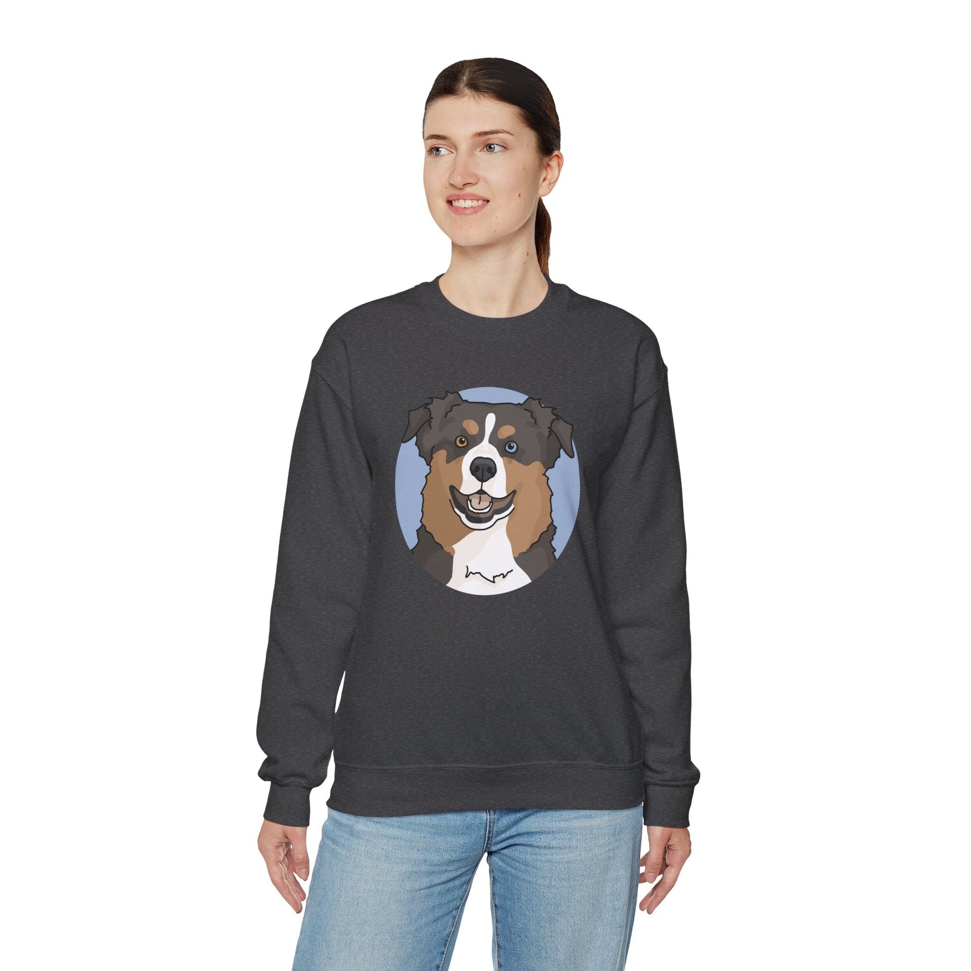 Australian Shepherd | Crewneck Sweatshirt - Detezi Designs-23765581926171770830