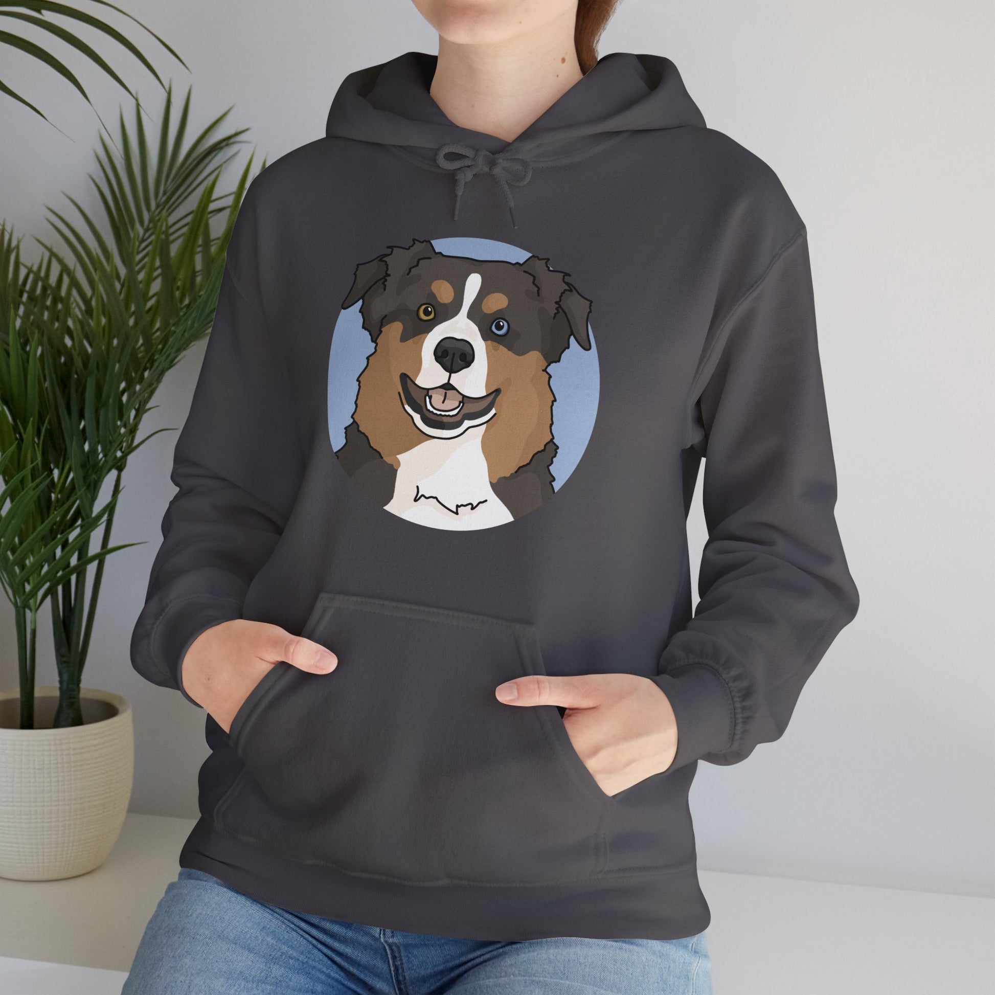 Australian Shepherd | Hooded Sweatshirt - Detezi Designs-33533653131221464448