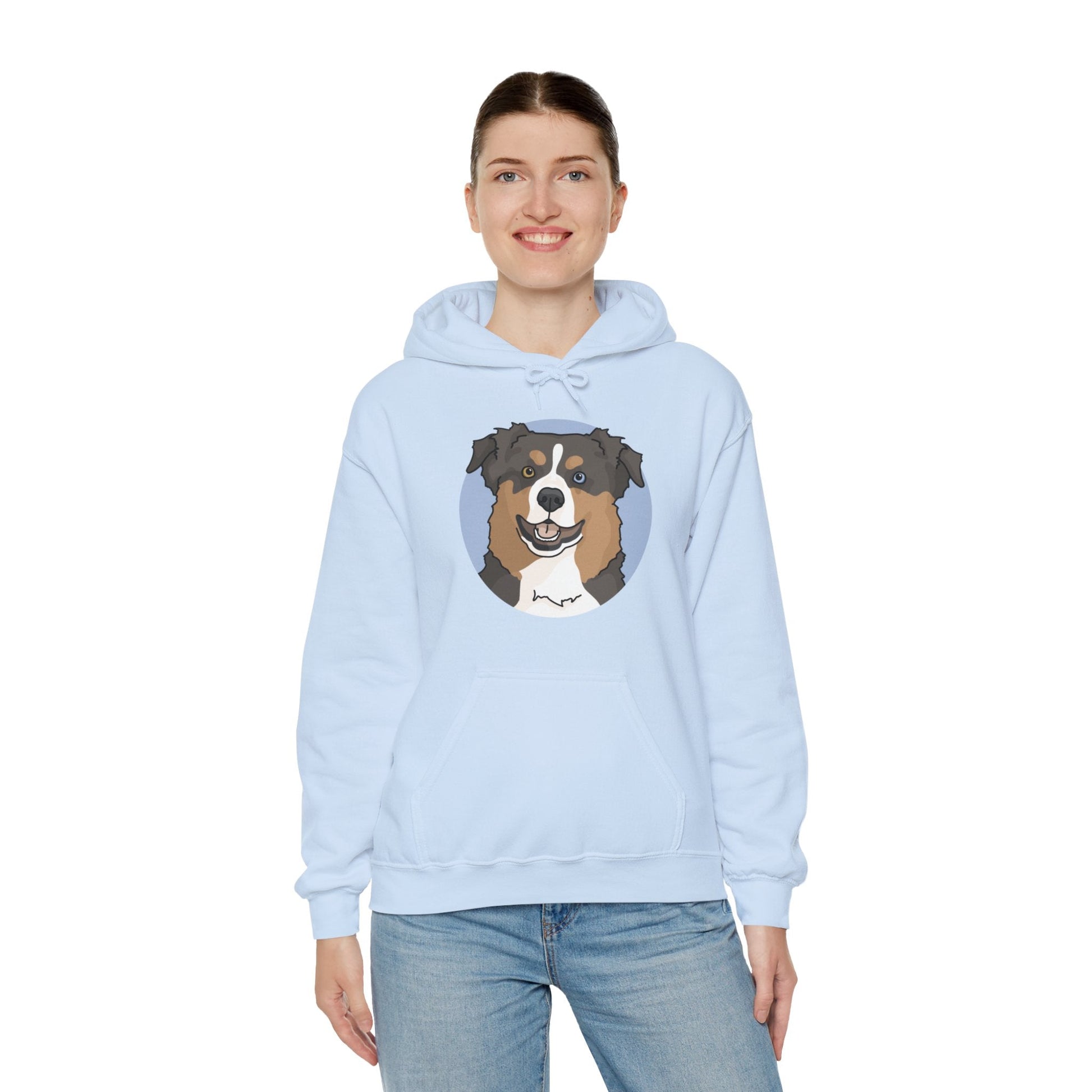 Australian Shepherd | Hooded Sweatshirt - Detezi Designs-72237730222439991392