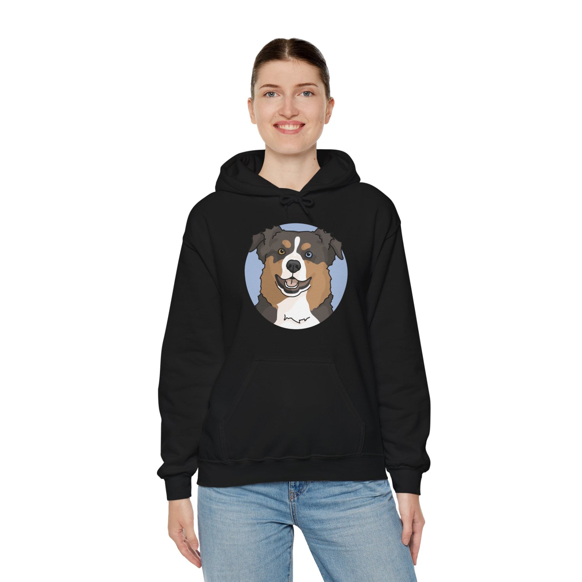 Australian Shepherd | Hooded Sweatshirt - Detezi Designs-72237730222439991392