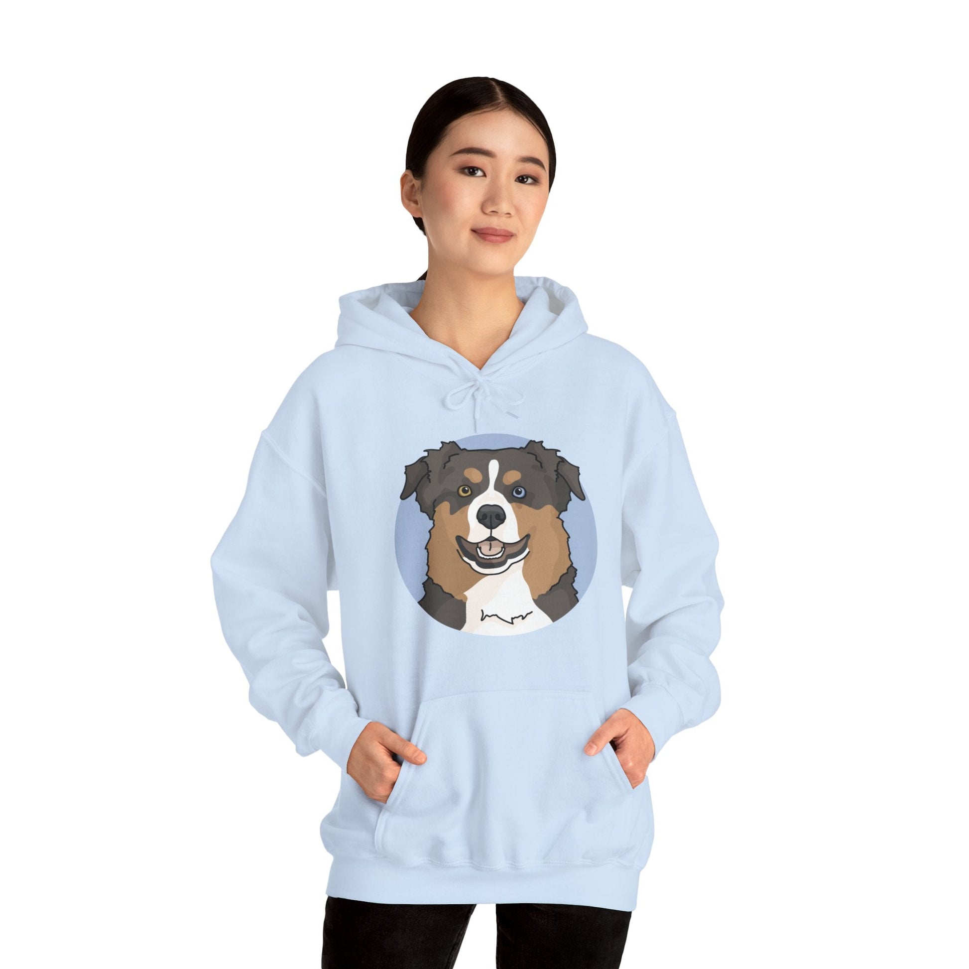 Australian Shepherd | Hooded Sweatshirt - Detezi Designs-72237730222439991392