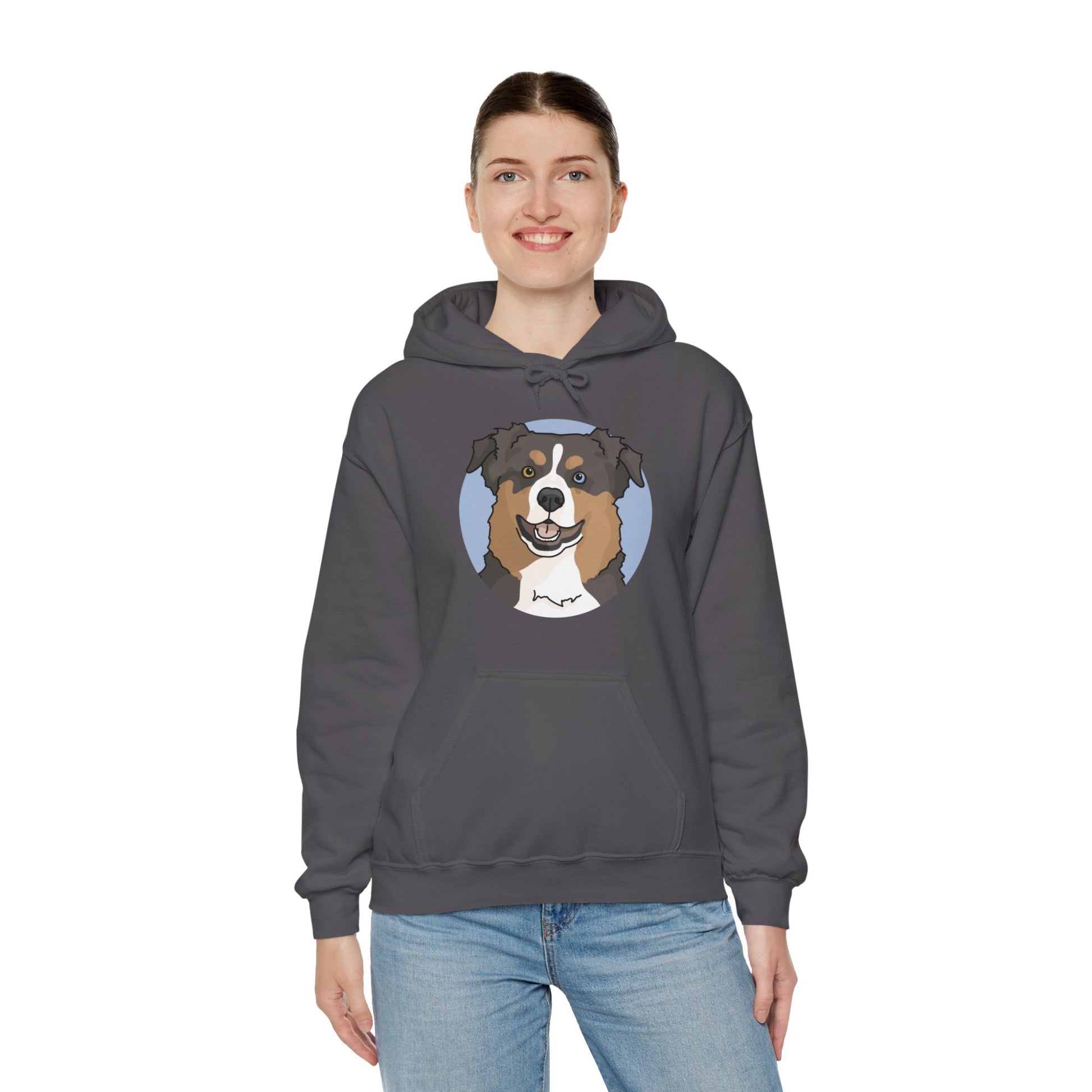 Australian Shepherd | Hooded Sweatshirt - Detezi Designs-72237730222439991392