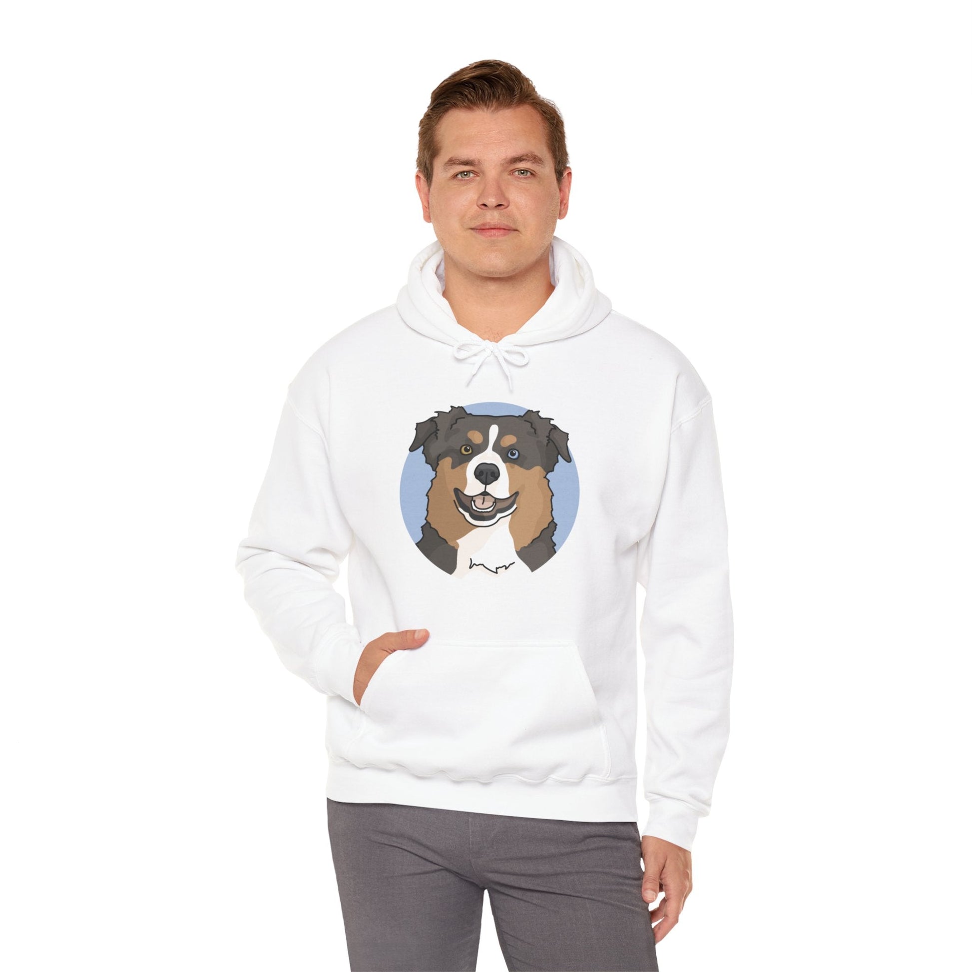 Australian Shepherd | Hooded Sweatshirt - Detezi Designs-72237730222439991392