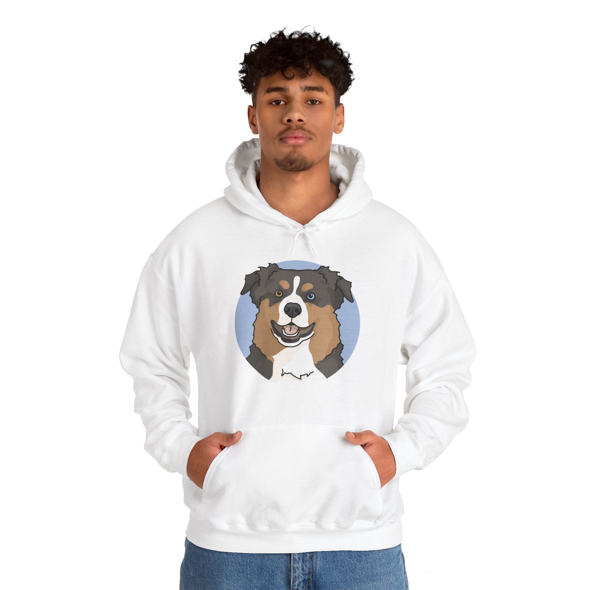 Australian Shepherd | Hooded Sweatshirt - Detezi Designs-72237730222439991392