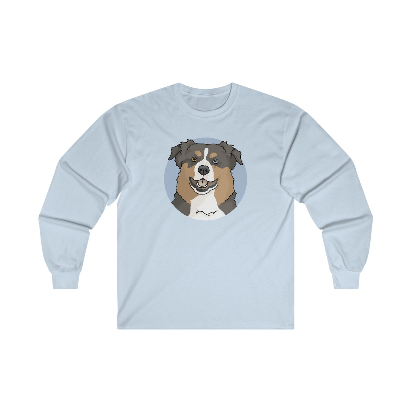 Australian Shepherd | Long Sleeve Tee - Detezi Designs-29191405163520287621