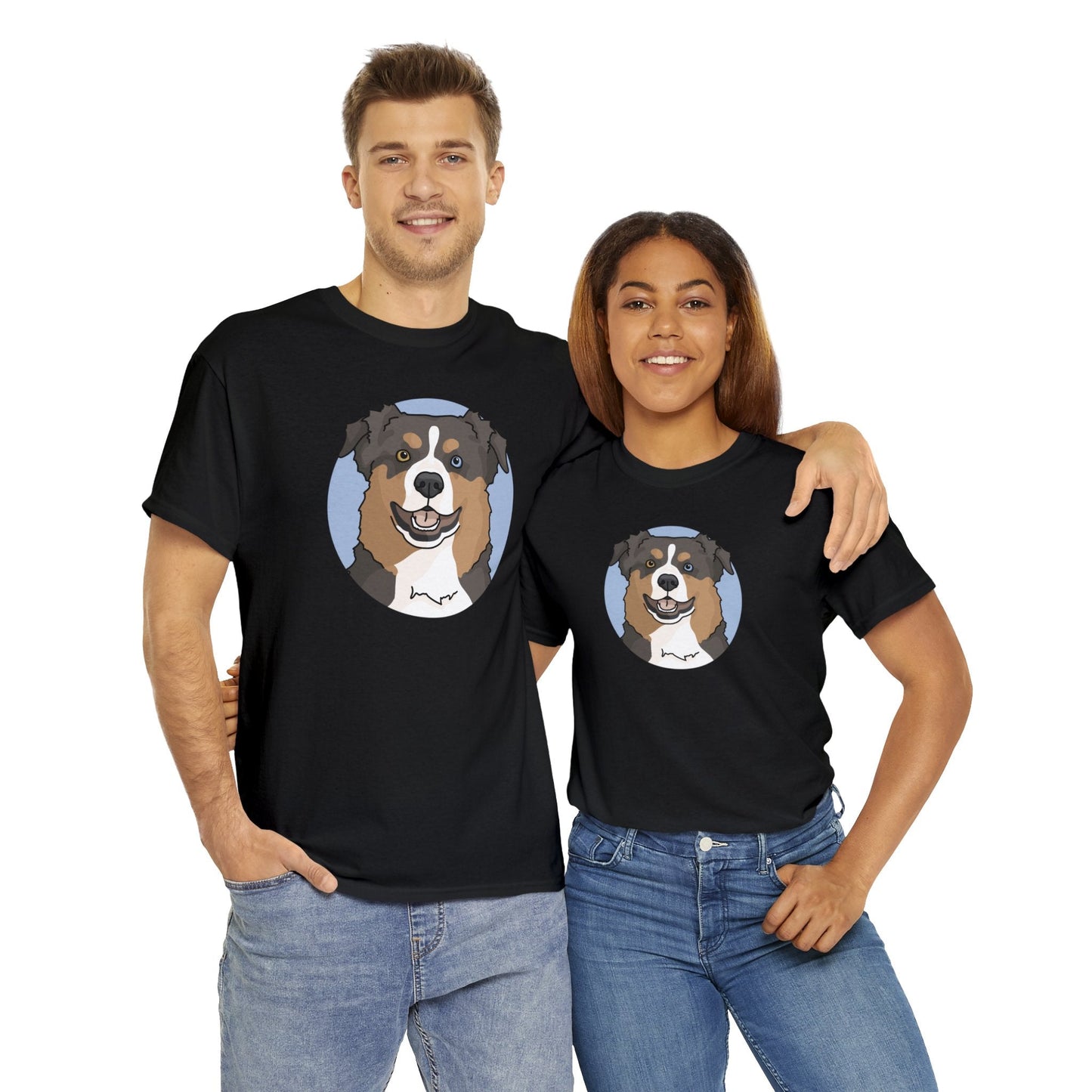 Australian Shepherd | T-shirt - Detezi Designs-25377956598565584333