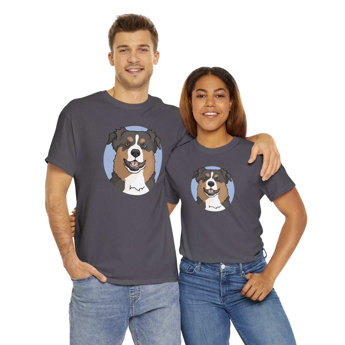 Australian Shepherd | T-shirt - Detezi Designs-25377956598565584333