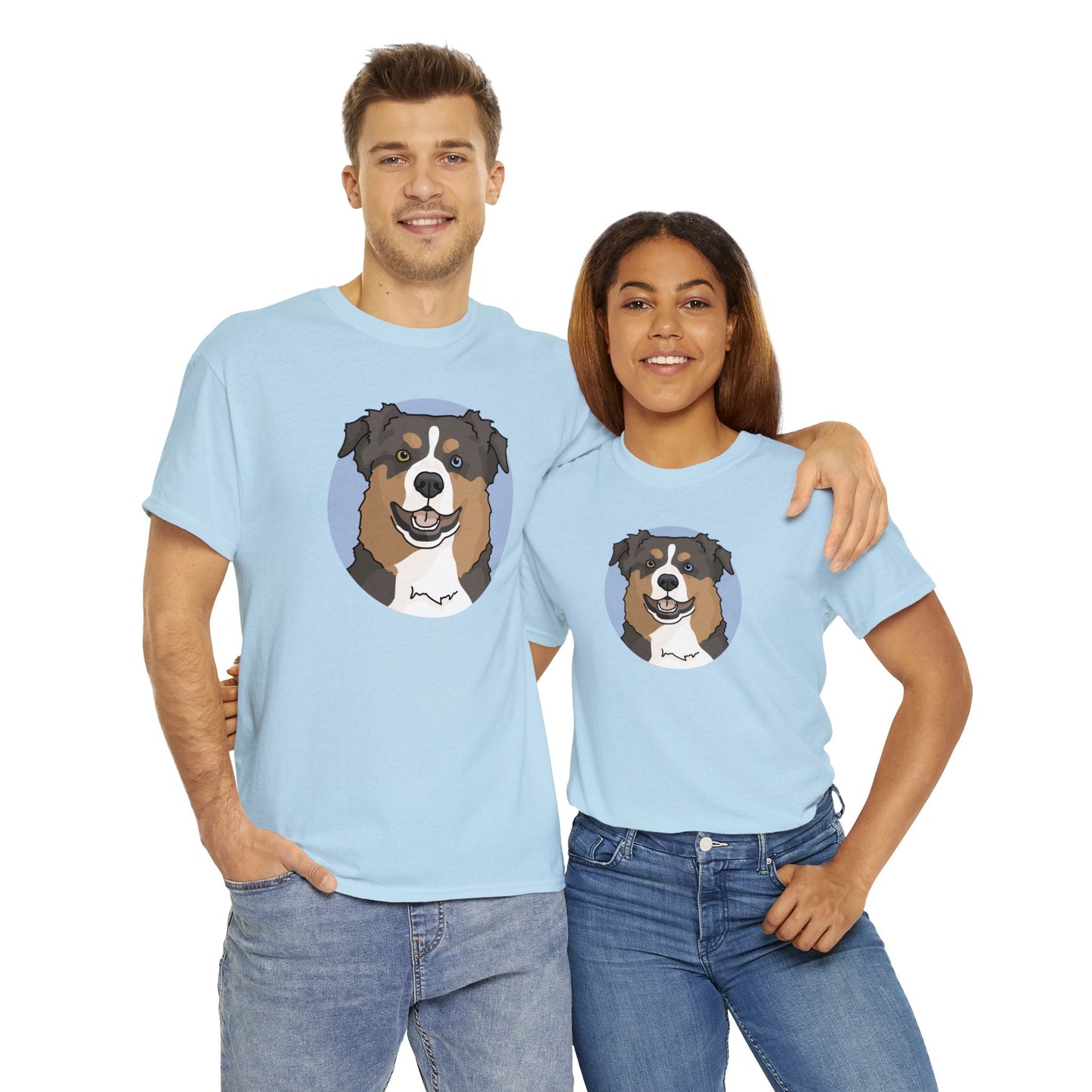 Australian Shepherd | T-shirt - Detezi Designs-25377956598565584333