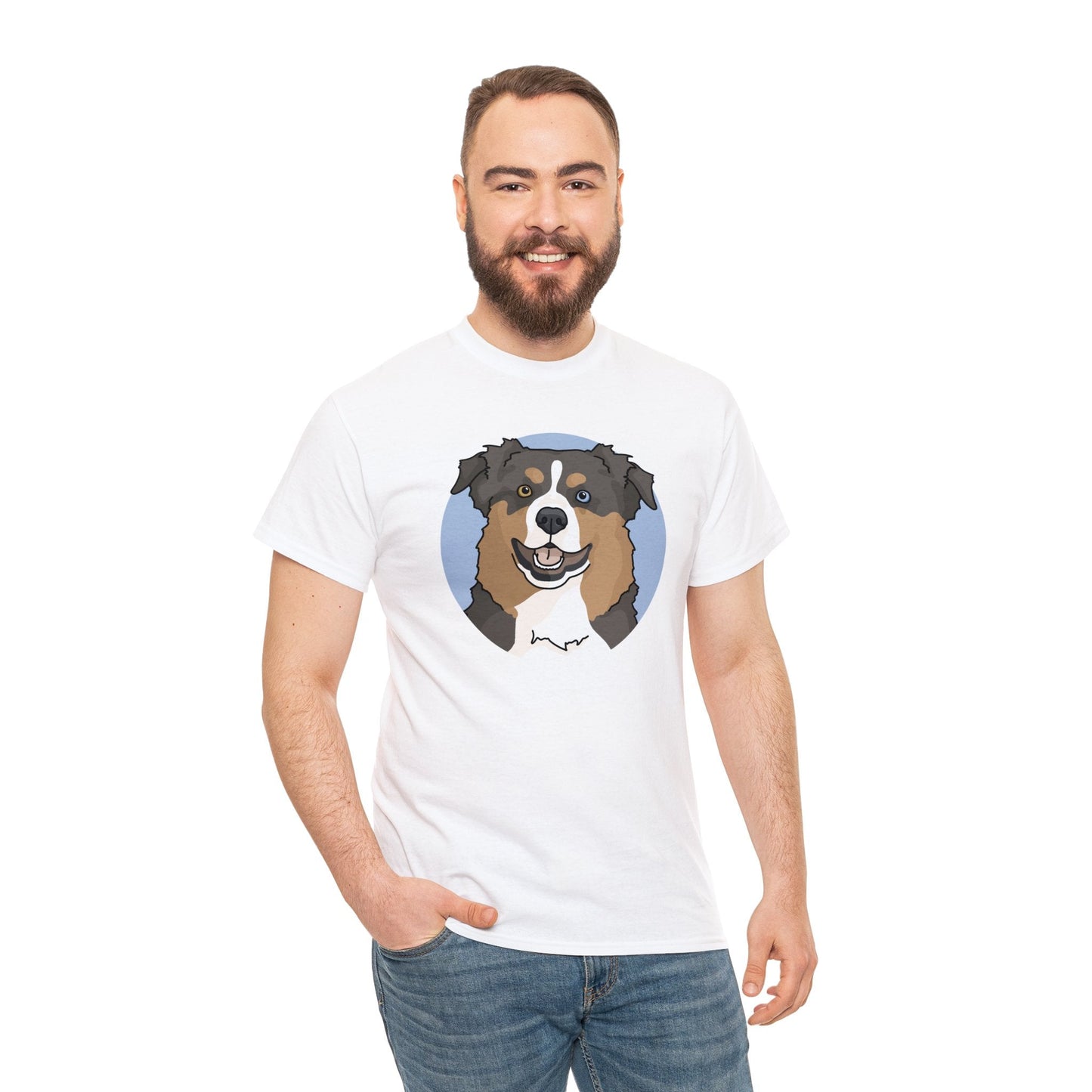 Australian Shepherd | T-shirt - Detezi Designs-25377956598565584333